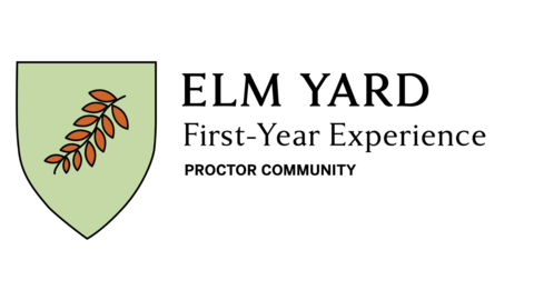 The Elm Yard proctor community shield and lock-up.