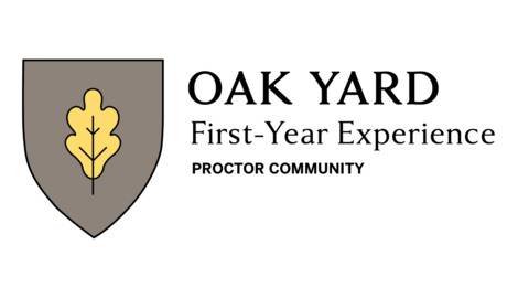 The Oak Yard proctor community shield and lock-up.
