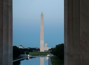 Washington Monument at Night.