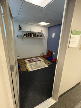 The Smith Campus Center Chaplain Prayer & Meditation room.