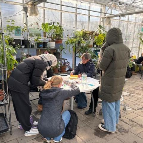 Students visit Eastie Farms to explore geothermal energy solutions and engage in a hands-on climate game, learning about sustainable practices and the impacts of climate action.